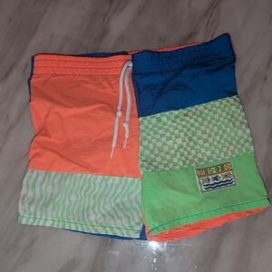 VINTAGE bradley Brown Baby Swim Trunks